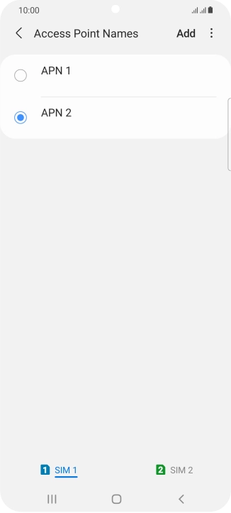 Press the Home key to return to the home screen.