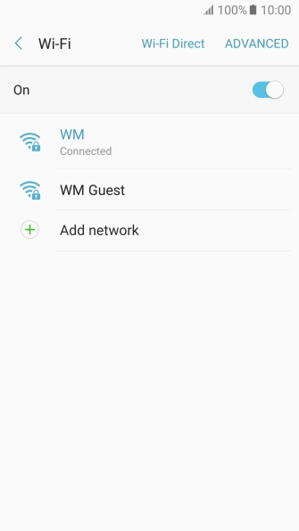 Press the Home key to return to the home screen.