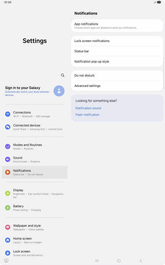 Press App notifications.