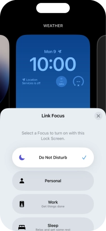 Press the close icon.