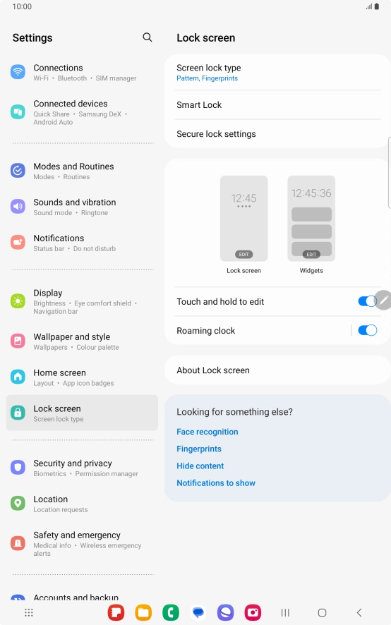 Press Screen lock type and key in the additional lock code you created earlier. Press Screen lock type and key in the additional lock code you created earlier.