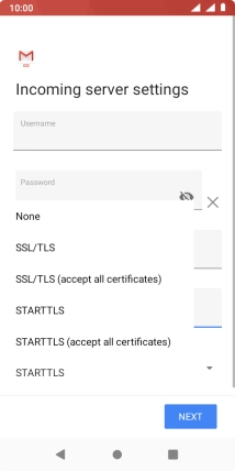 Press None to turn off the function.