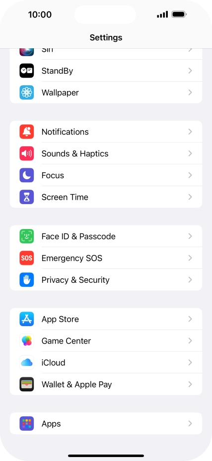 Press Sounds & Haptics.