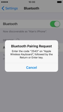 Press the Home key to return to the home screen.