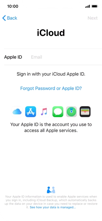Press the field next to 