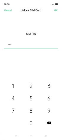 Key in your PIN and press OK.