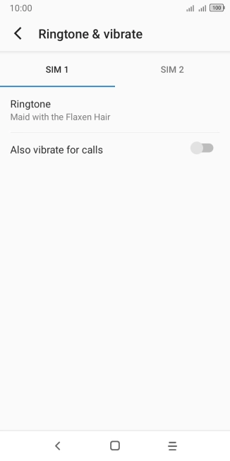 Press the Home key to return to the home screen.
