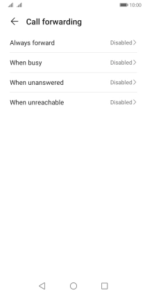 Press the Home key to return to the home screen.