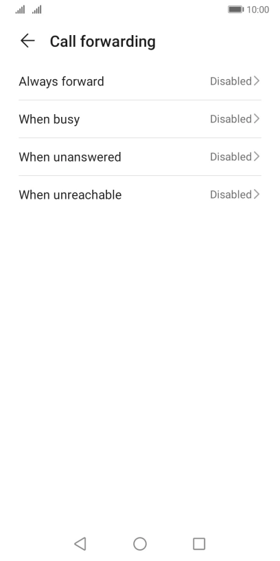 Press the Home key to return to the home screen.