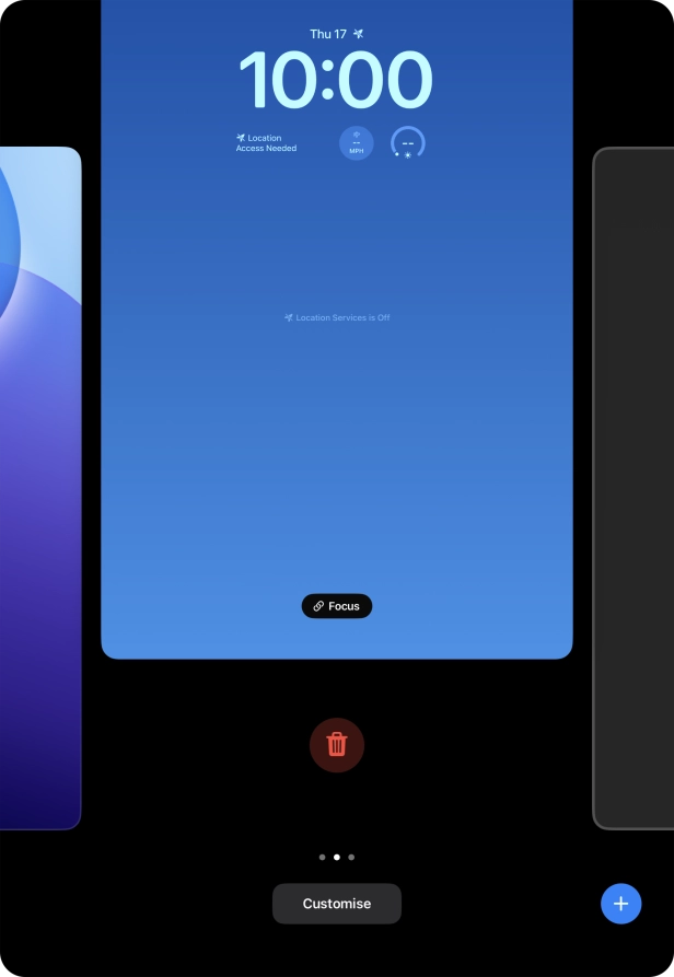 Press the delete icon.