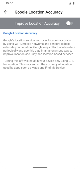 If you press the indicator next to 