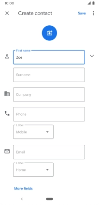Press Surname and key in the required last name.