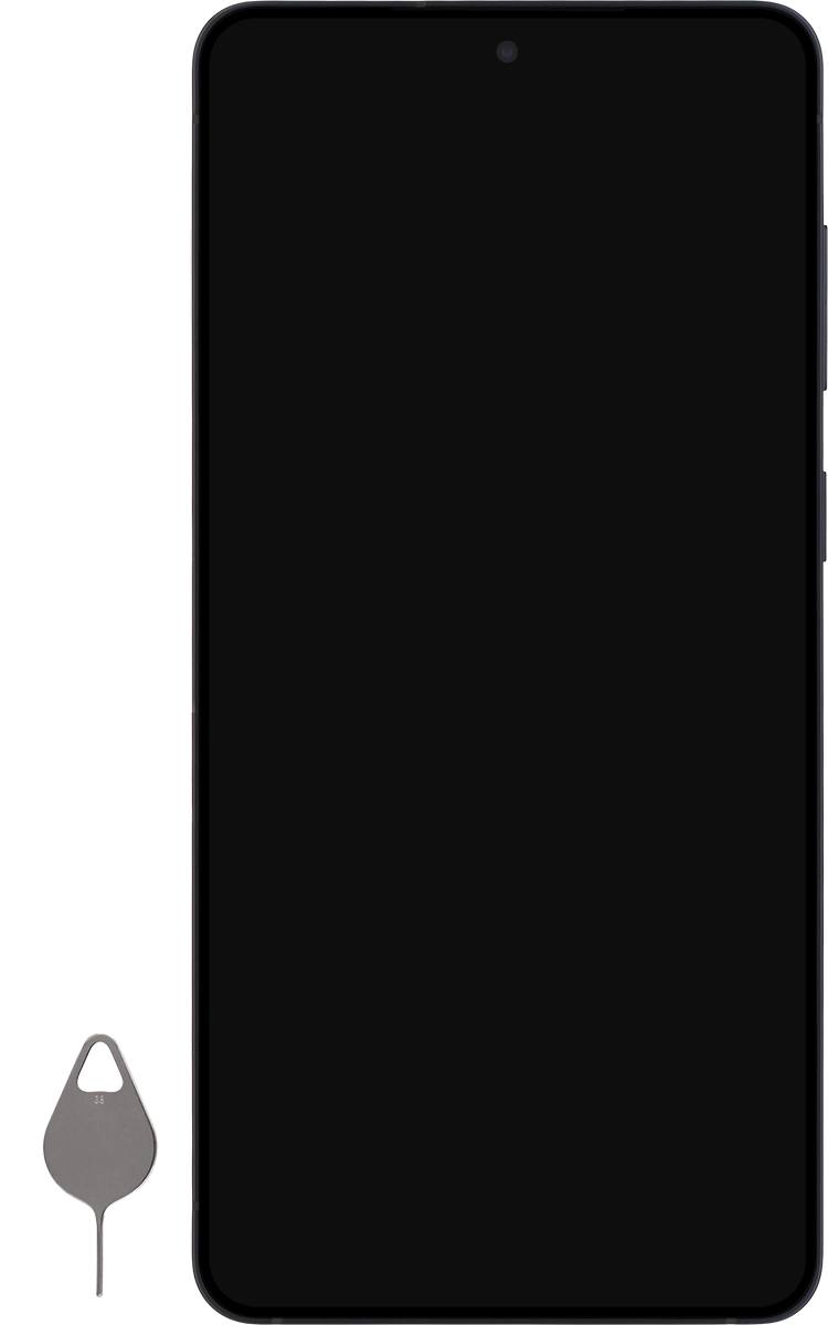 Find the opener for the SIM holder.