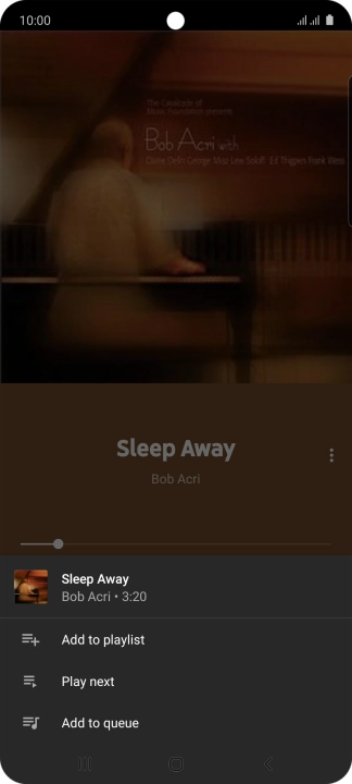 Press Add to playlist.