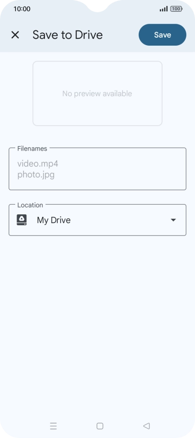 Press the field below 