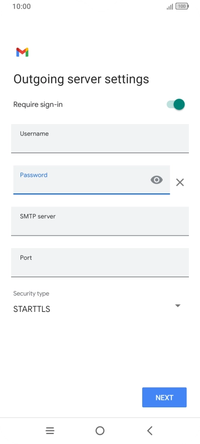 Press the field below Press the field below