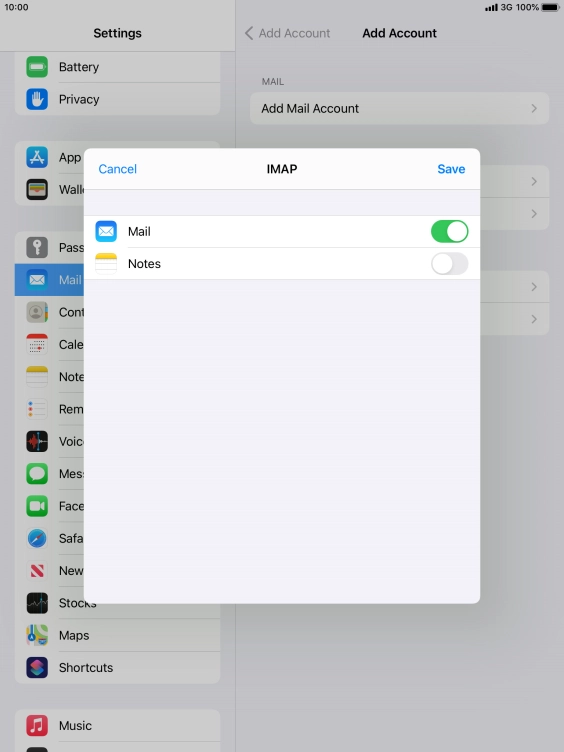Press Save. Your email account has now been set up. To select more settings for incoming and outgoing server, proceed with the following steps.