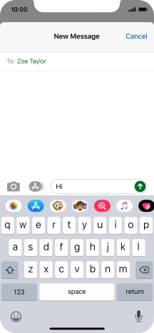 Press the picture icon.