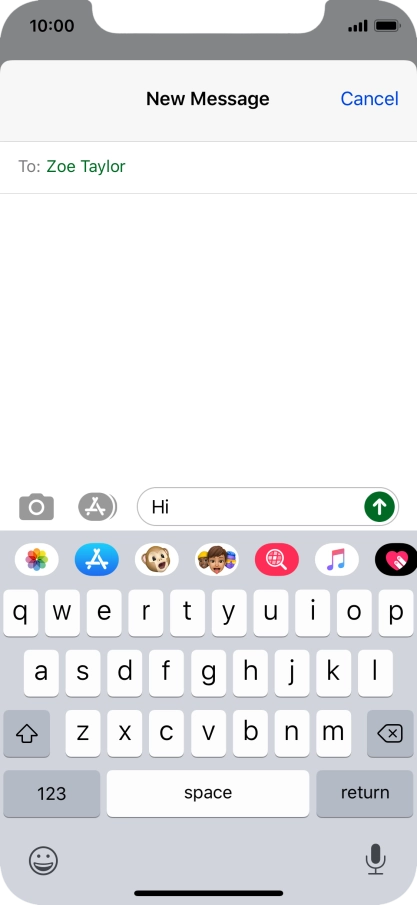 Press the picture icon.