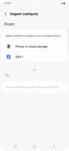 Press the name of the SIM.