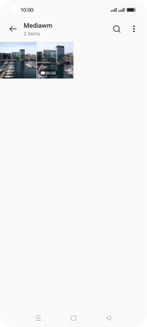 Press and hold any picture or video clip.