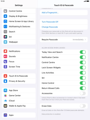 Press the indicator next to Press the indicator next to