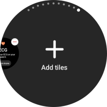 Press Add tiles. Press Add tiles.