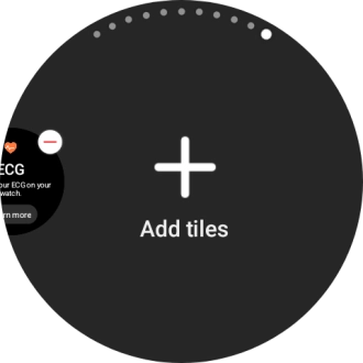 Press Add tiles. Press Add tiles.