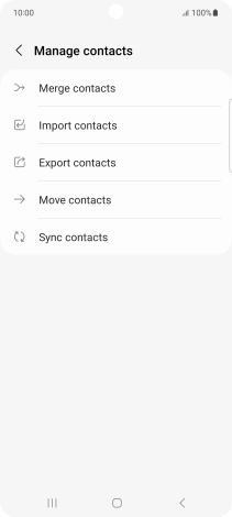 Press Import contacts.