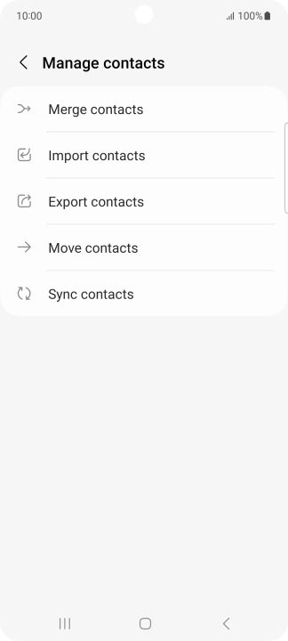 Press Import contacts.