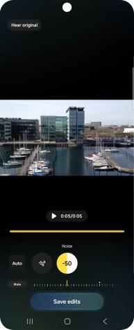 Press Mute to completely remove the selected audio type from the video. Press Mute to completely remove the selected audio type from the video.