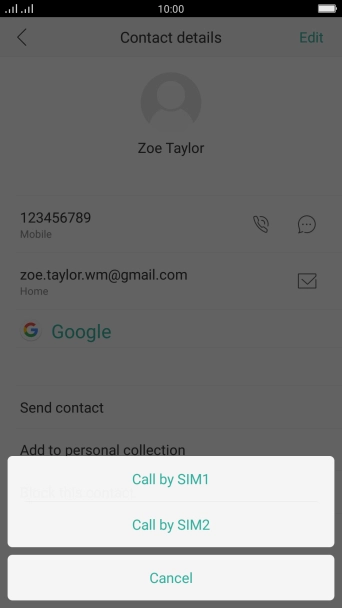 Press Call by ‹SIM›.