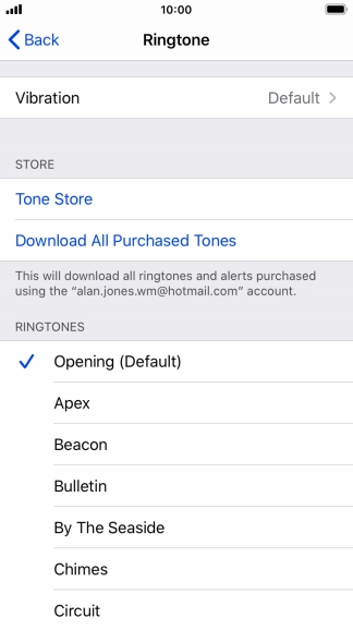Press the required ring tones to hear them. Press the required ring tones to hear them.