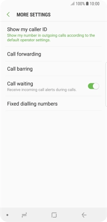 Press Show my caller ID.