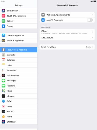 Press Add Account. Press Add Account.