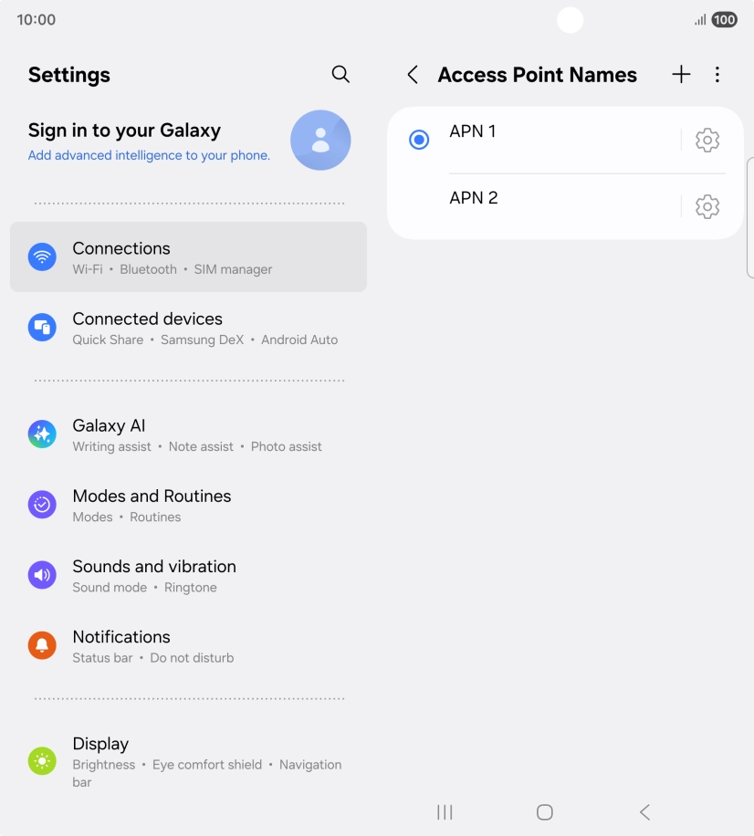 Press the Home key to return to the home screen.