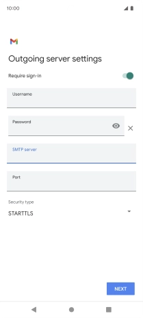 Press the field below 