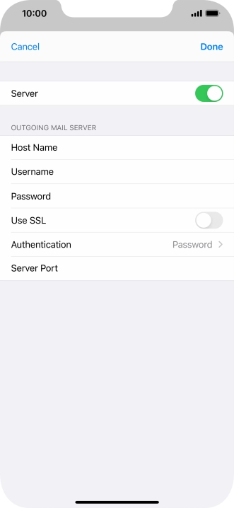 Press Authentication.