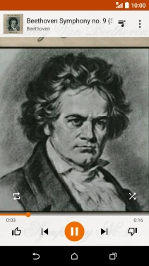 Press arrow right to go to the next audio file.