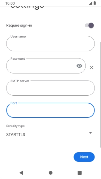 Press the drop down list below 