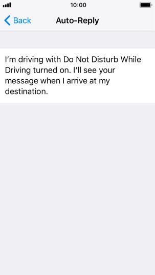 Press the Home key to return to the home screen.