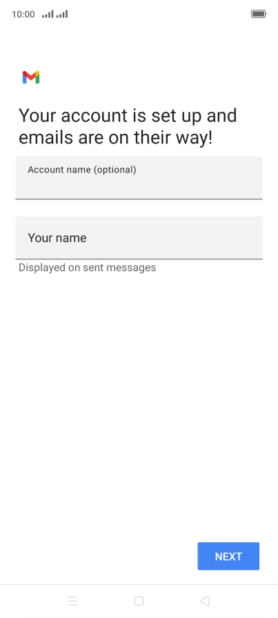 Press the field below 