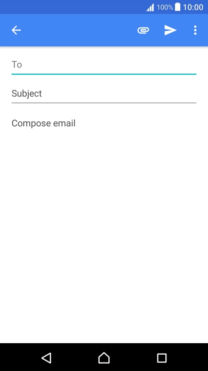 Press the search field and key in the first letters of the recipient's name. Press the search field and key in the first letters of the recipient's name.