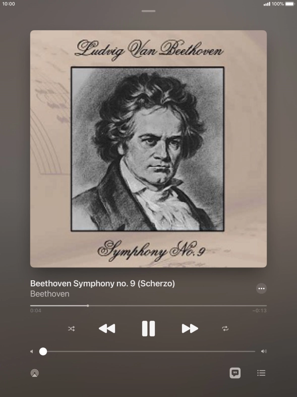 Press arrow right to go to the next audio file.