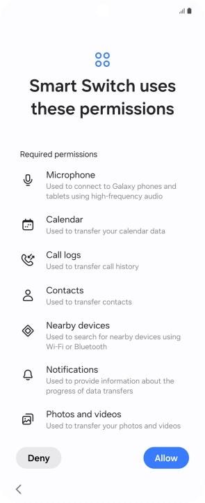 Press Allow. Press Allow.