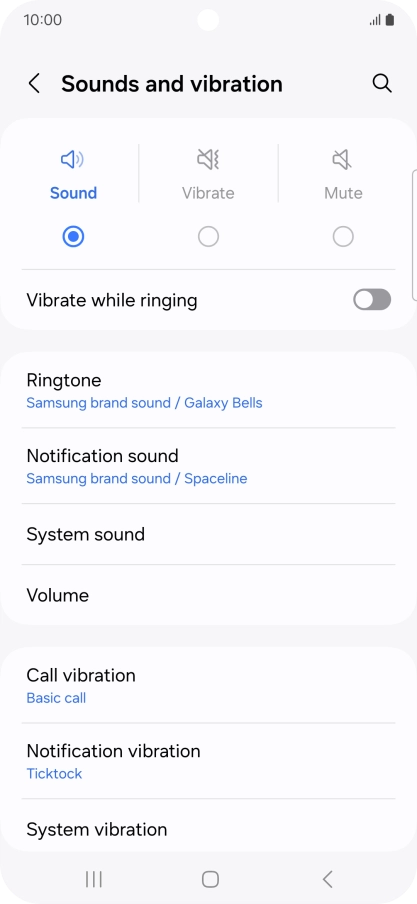 Press Ringtone.