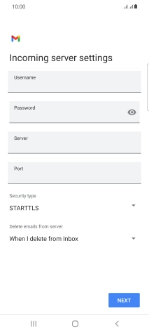 Press the field below 