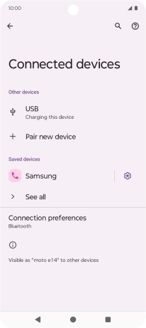 Press the Home key to return to the home screen.