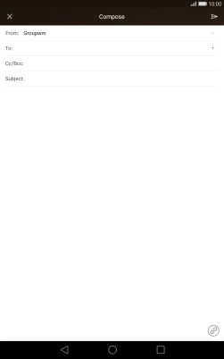 Press the search field and key in the first letters of the recipient's name.