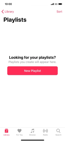 Press New Playlist.